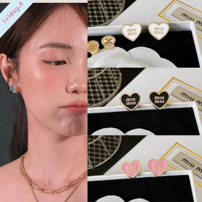 (M19) ต่างหู M คอลขายดี  [มาใหม่ชนช้อป!] งานสวย ลัคชูสุดๆ มีปั๊มตัวแบรนด์ ♡
