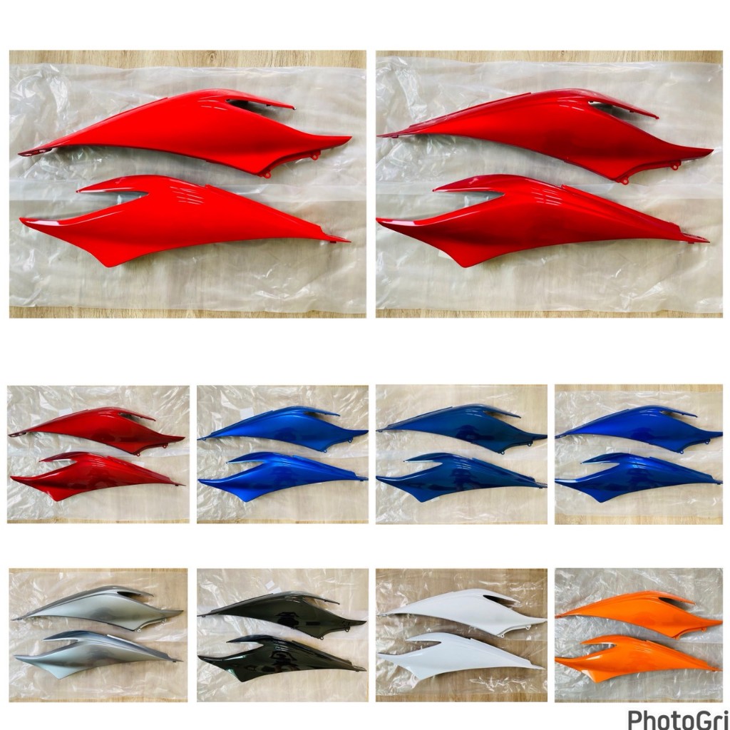 (FISHO) ฝาข้าง ฝากระเป๋า Wave 110i เวฟ 110i (ปี 2011-2018) (ราคาต่อคู่) (มี 10 สี)