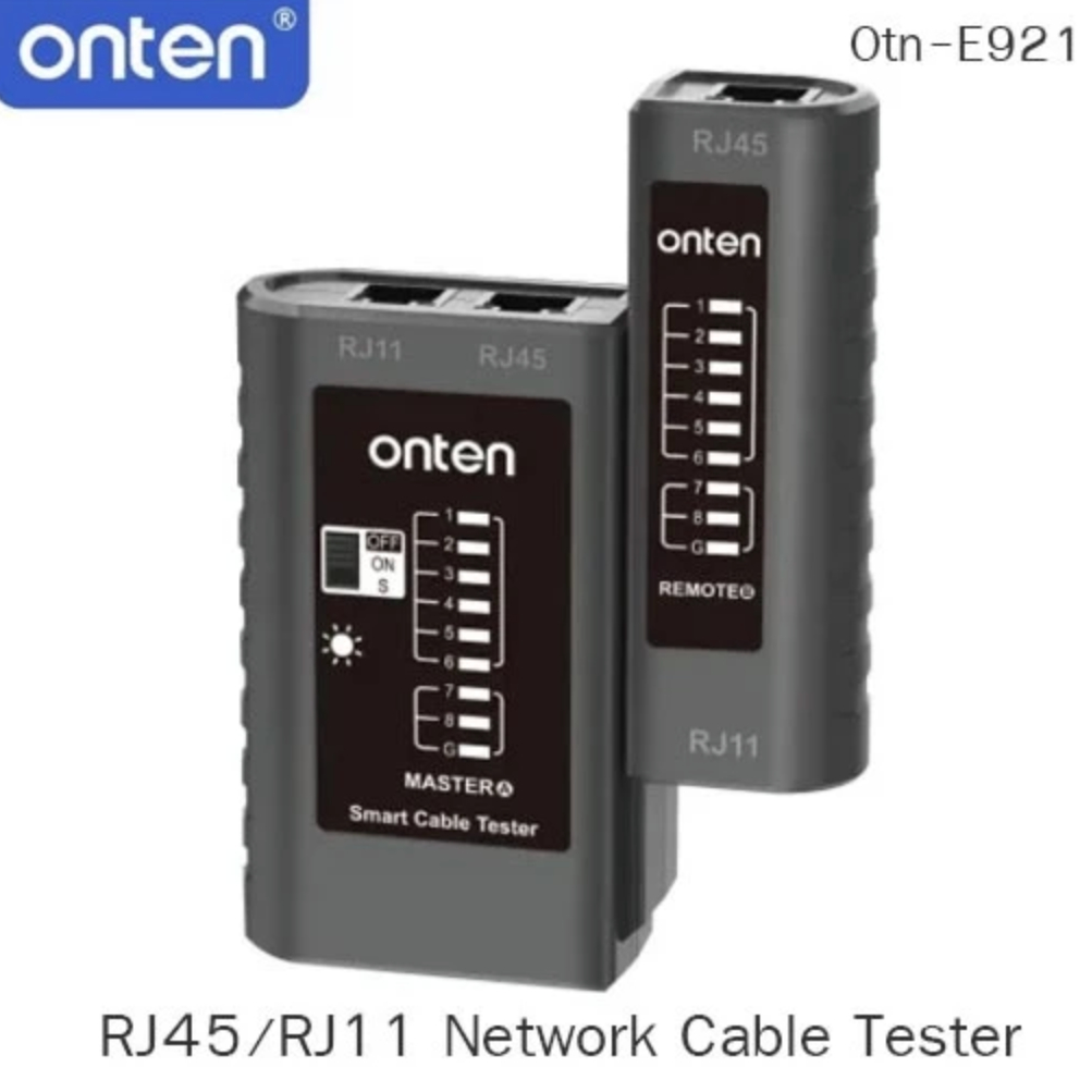 Onten Otn-E921 RJ45/RJ11 Network Cable Tester