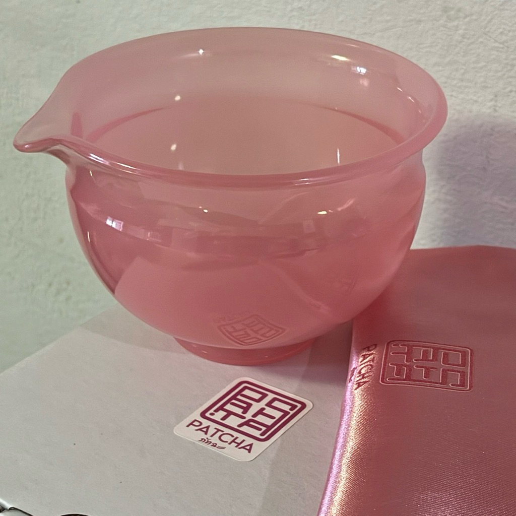 ถ้วยมัทฉะ Brand Patcha (ภัทฉะ) สีชมพู 💖 BPA-Free Copolyester ตกไม่แตก