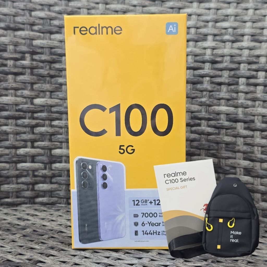 โทรศัพท์มือถือสมาร์ทโฟน Realme C100 series พร้อมของแถม