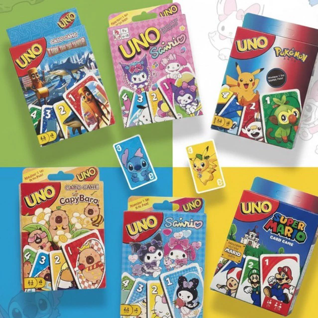 การ์ดเกม อูโน่ UNQ ไพ่อูโน่ ลายการ์ตูนสุดน่ารัก มีหลายเเบบให้เลือก
