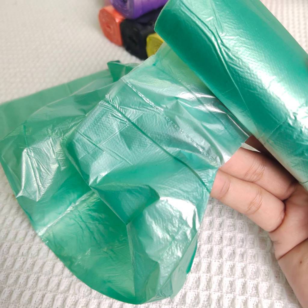 ถุงขยะ แบบใช้แล้วทิ้ง สีพื้น ราคาต่างกันค่ะ CH0733 รูปที่ 4