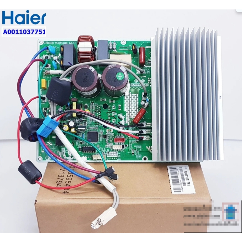 อะไหล่เเท้ศูนย์/แผงวงจรแอร์/Haier/บอร์ดคอยล์ร้อน(Outdoor PCB Haier) พาร์ท A0011037751ใช้กับรุ่น HSU-