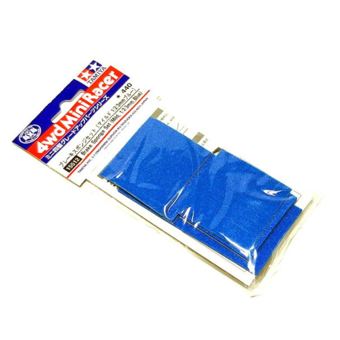 Tamiya item 15512 Brake Sponge Set (Mild,1/2/3mm Blue) แท้100%