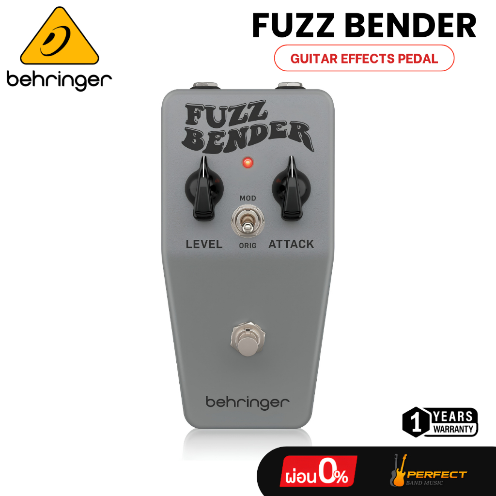 Behringer FUZZ BENDER  เอฟเฟคกีตาร์ Fuzz * กรุณาสอบถามก่อนสั่งซื้อ *