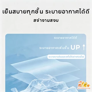 ที่นอนเย็น 3/4/5/6ฟุต เสื่อเย็น ระบายอากาศได้ดี เย็นสบาย ดีไซน์สายรัด ไม่ขยับ กันแบคทีเรียและไรฝุ ฟรีปลอกหมอน