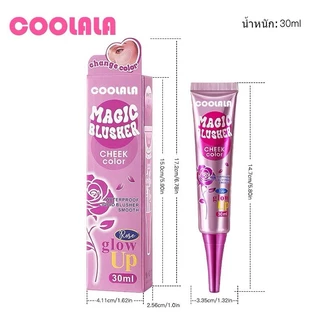 C.360.สินค้าพร้อมส่ง COOLALA บลัชออนเหลวเปลี่ยนสีตามอุณหภูมิ กันน้ำทนเหงื่อ ติดทนนาน เนื้อเบาสวยงาม 30มล