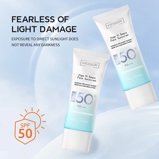 HOSSR Organic Extra Light Fluid Sunscreen SPF50+ PA++++ 40 ml กันแดดเนื้อเซรั่มฟลูอิด สัมผัสเบาสบายผิว ซึมไว
