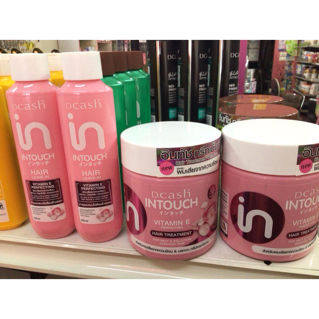 Dcash ดีแคช อินทัช วิตามิน อี เพอร์เฟคติ้ง (สีชมพู) Dcash Intouch Vitamin E Perfecting