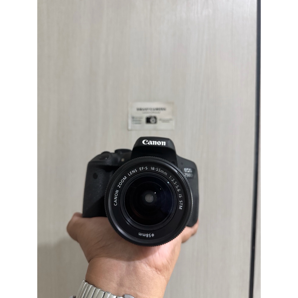กล้อง canon 750d พร้อมเลนส์