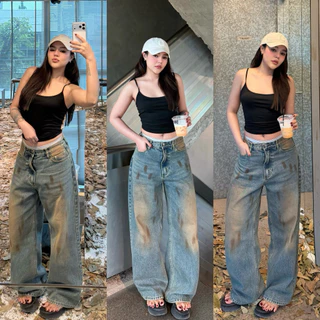 COPPEN DENIM jeansbypat กางเกงยีนส์สีสนิมกระบอก