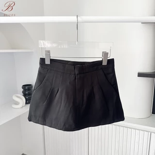 B BLUES w SKiRT กระโปรงเอวต่ำ (กป.รอบตัว) มีกางเกงด้านใน