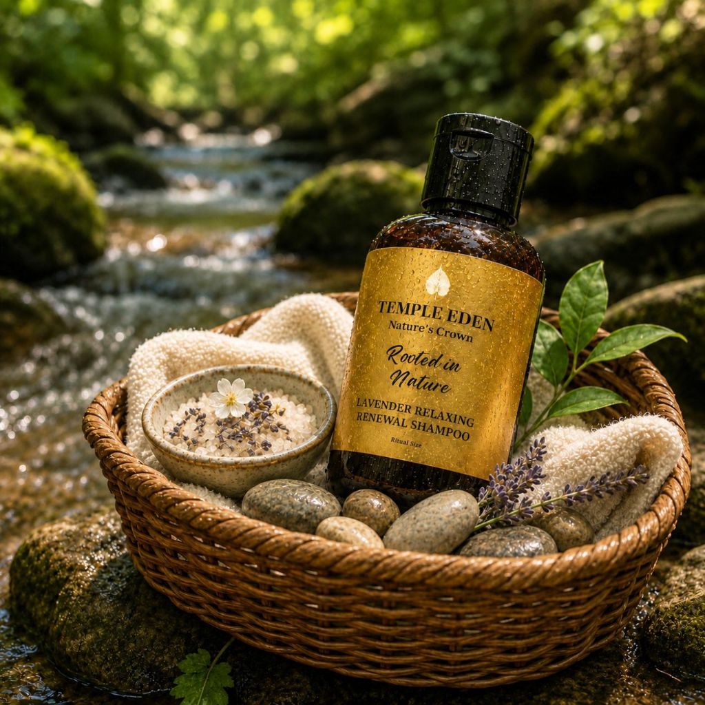 Temple Eden แชมพูลาเวนเดอร์ (Ritual Size 120ml) | ช่วงเวลาแห่งความสงบสำหรับหนังศีรษะและเส้นผม