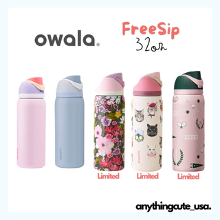(พร้อมส่ง colordrop & พรีออเดอร์ 14 วัน) Owala FreeSip 32oz