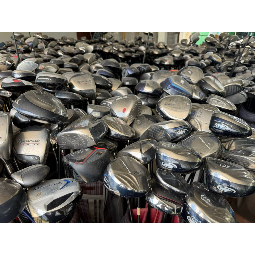 ไม้กอล์ฟมือสอง  Driver , Fairway ,Hybrid ขายแบบสุ่ม ราคาถูก สภาพดี พร้อมใช้งานทุกชิ้น