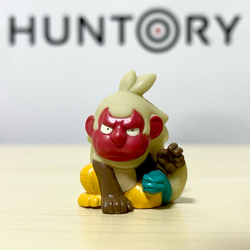 Bandai Yo-kai Watch Tomodachi Yokai Daizukan Finger Puppet Vinyl Figure - Gargaros (Akaoni) 2014 Vin