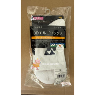 [ของแท้💯 พร้อมส่ง 🇯🇵] ถุงเท้า Yonex 3D Ergo Socks ข้อกลาง Made in Japan เกรดแข่งขัน นักกีฬาทีมชาติ