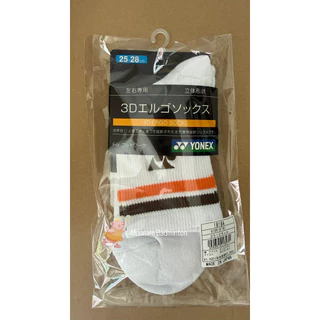 [ของแท้💯 พร้อมส่ง 🇯🇵] ถุงเท้า Yonex 3D Ergo Socks ข้อกลาง Made in Japan เกรดแข่งขัน นักกีฬาทีมชาติ