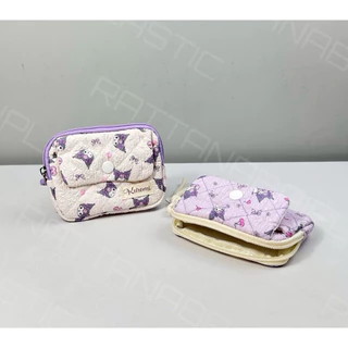 Moshi Moshi กระเป๋าเศษสตางค์ ใส่บัตรได้ กระเป๋าใส่เหรียญ ลายKuromi ลิขสิทธิ์แท้
