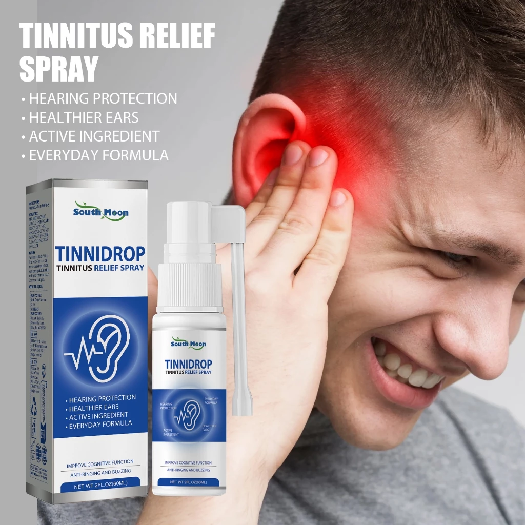 South Moon สเปรย์หู สเปรย์หยดหู บรรเทาอาการหูอื้อและดีบุก สูตรอ่อนโยน สเปรย์น้ํายาทําความสะอาดหู