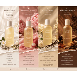 [1 แถม 1] Gentle Petals Glowing & Aromatic body oil บอดี้ออยล์ เนื้อบางเบา ซึมไว ปรับสมดุลผิว คืนความชุ่มชื้นให้ผิว