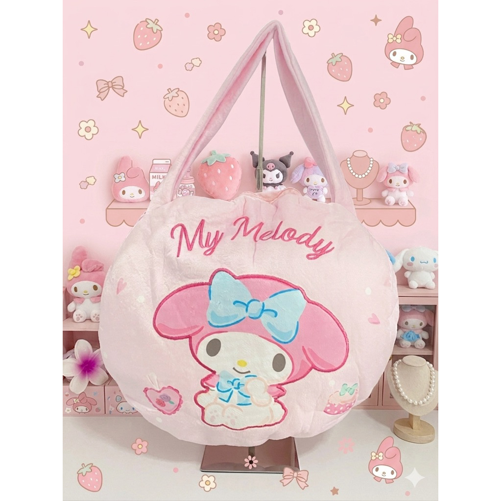 หมอนผ้าห่มนาโน มายเมโลดี้ My Melody ลิขสิทธิ์แท้ โมชิโมชิ Moshimoshi x Sanrio