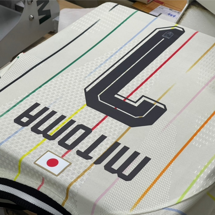 Font ญี่ปุ่น WC 2026 สำหรับเสื้อเยือน (Font สีดำ) พร้อมเบอร์หน้า จัดส่งเร็วใน 3 วัน