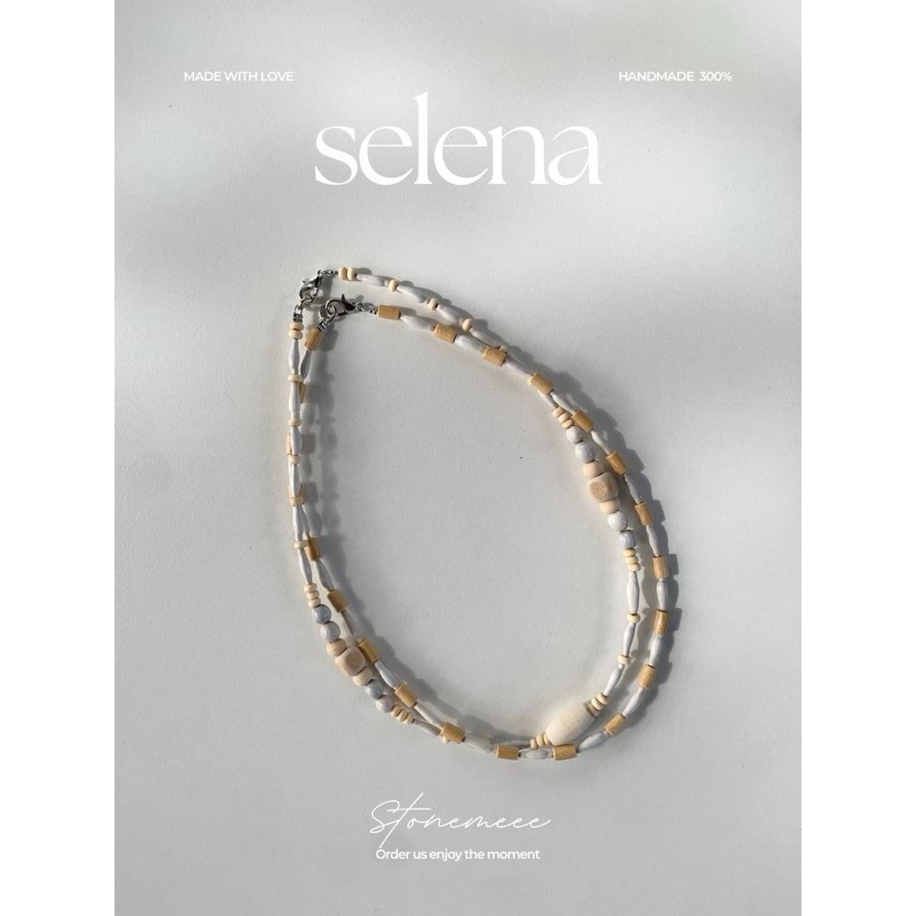 สร้อยคอไม้ 6 แบบ selena collection