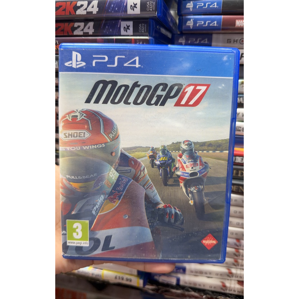 แผ่น PS4 เกม MOTOGP 17 [ ภาษาอังกฤษ ] เล่นได้ 1-2 คน [ มือ 2 ] มีสต๊อกพร้อมจัดส่ง!