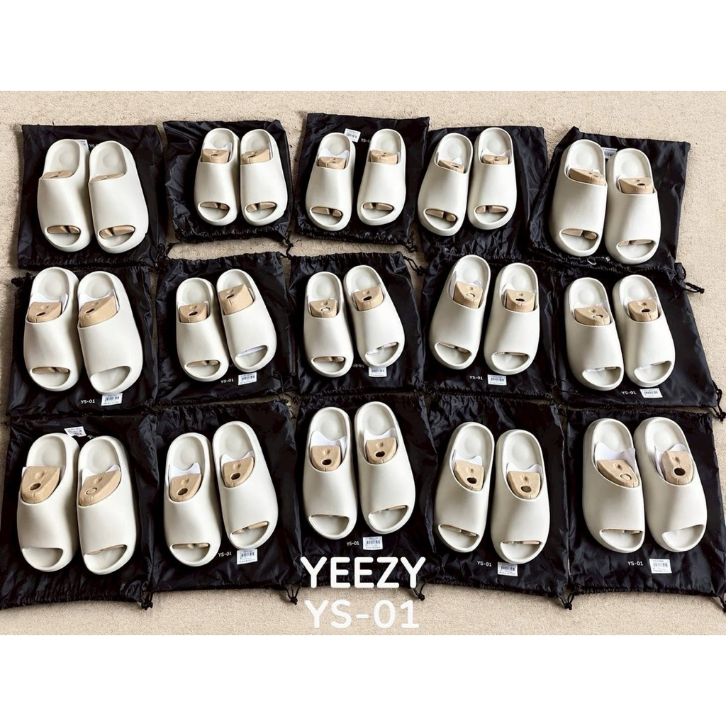 (มีโค้ดลด10-20%)พร้อมส่ง💯 Yeezy Yzy Ys-01 Color  : CREAM / BLACK