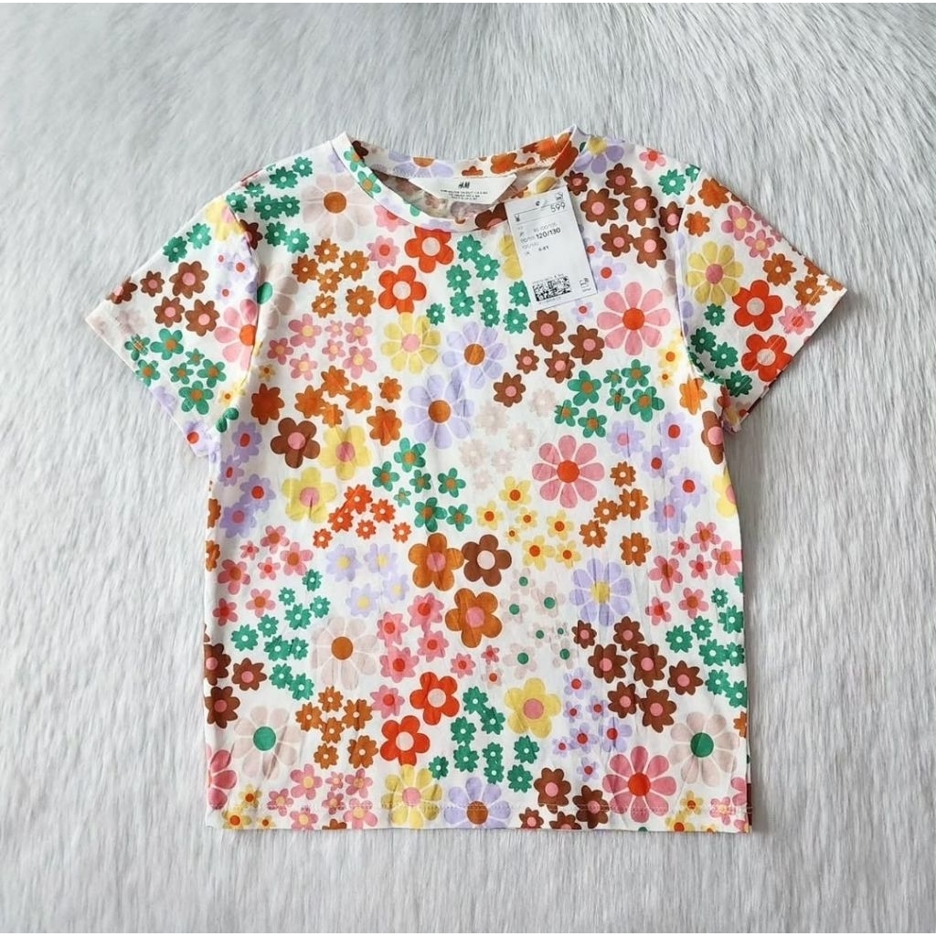 เสื้อ h&m size 6-8 y มือ1