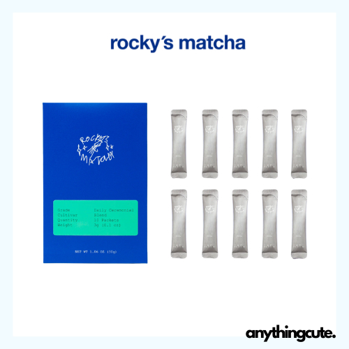 (พร้อมส่ง) Rocky's Matcha 3g x 10 ซอง นำเข้าจาก USA