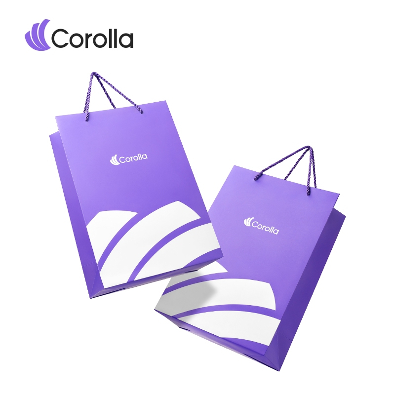 【ดีไซน์ใหม่】COROLLA gift bag  ถุงกระดาษใส่รองเท้า ถุงของขวัญ ถุงกระดาษ Premium เก๋ไก๋ พกพาสะดวก