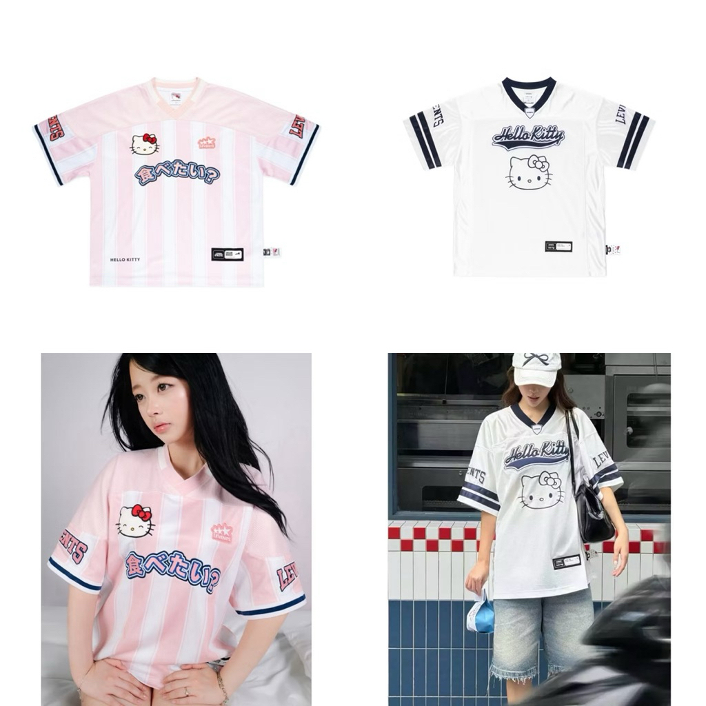 พร้อมส่ง Levents x Hello Kitty | Oversized Jersey
