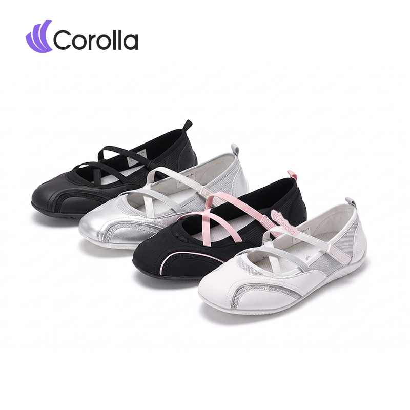 Corolla Ballet รองเท้าบัลเล่ต์ผู้หญิง แมรี่เจน พื้นนุ่ม เบา กันลื่น