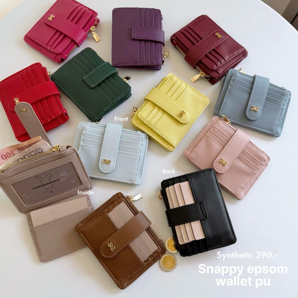 LITTLEBUNNY official Snappy epsom wallet pu (synthetic material)