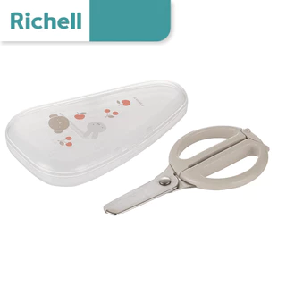 Richell (ริเชลล์) Miffy Food Scissors w/case กรรไกรตัดอาหารเด็กพร้อมกล่อง