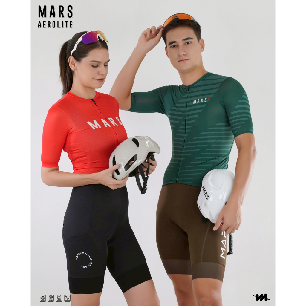 เสื้อจักรยาน MARS AeroLite แขนสั้น / แขนยาว Aero lite ทรง Aero Unisex (ชาย–หญิงใส่ได้)