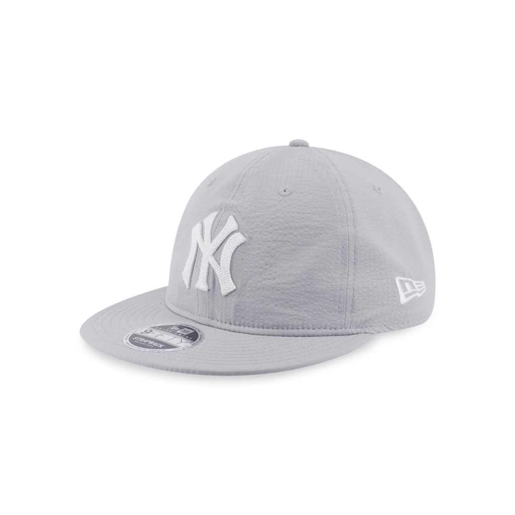 หมวกแก๊ป New Era รุ่น New York Yankees 9Fifty RC Seersucker Gray 9Fifty Retro Crown Cap
