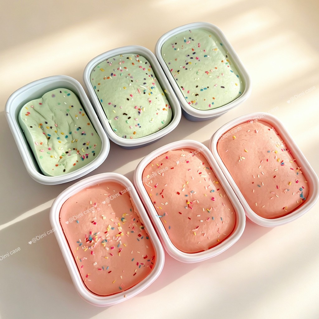 ของเล่น สกุชชี่ ถ้วยไอติม2สี ขนาดใหญ่ กลิ่นหอม ของเล่นบีบได้ squishy พร้อมส่งจากไทย ของเล่นเด็ก คลายเครียด