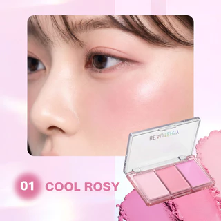 (บลัชทรีโอเลเยอร์ ปัดเเก้ม) BEAUTERRY MY HOME LAYER TRIO BLUSH PALETTE