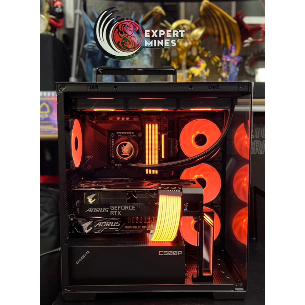 คอมพิวเตอร์สั่งประกอบ  AORUS SET FOR BUSSINESS AND GAMING CORE 19-11900K GEFORCE RTX 3080 10GB GDDR6
