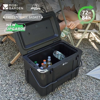 MOBI GARDEN Cooler Box 26L กล่องเก็บความเย็นฉนวนหนา เก็บน้ำแข็งได้ 72-84H พกพาแคมป์ปิ้ง ตกปลา พกอาหารไปเที่ยว