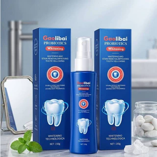 Gaolibai Double-Effect ยาสีฟันไวท์เทนนิ่ง Push-to-Clean ฟัน,ปรับปรุงฟันเหลือง,ลมหายใจสดชื่น,ขายตรงจากโรงงาน 150g