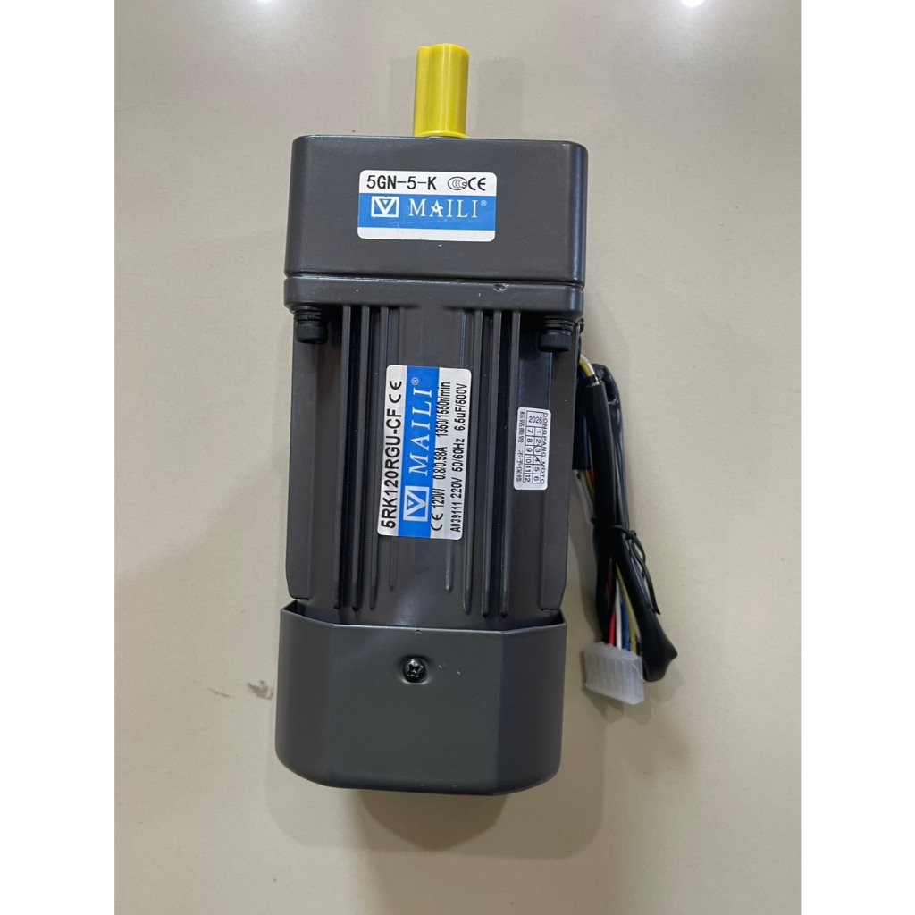 5GN-5K 5IK120RGU-CF 120W 220V 50HZ 1.06A 6UF 90-1400rpm MAILI