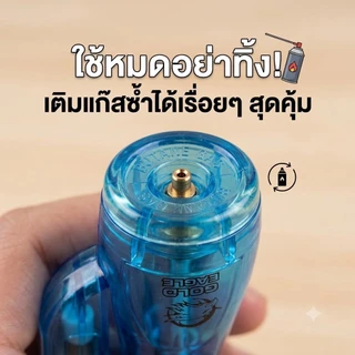 ไฟแช็ก ไฟฟู่ เติมแก๊สได้ ปรับระดับความแรงได้ ขนาดพกพา ใช้งานง่าย (คละสี) TL-546