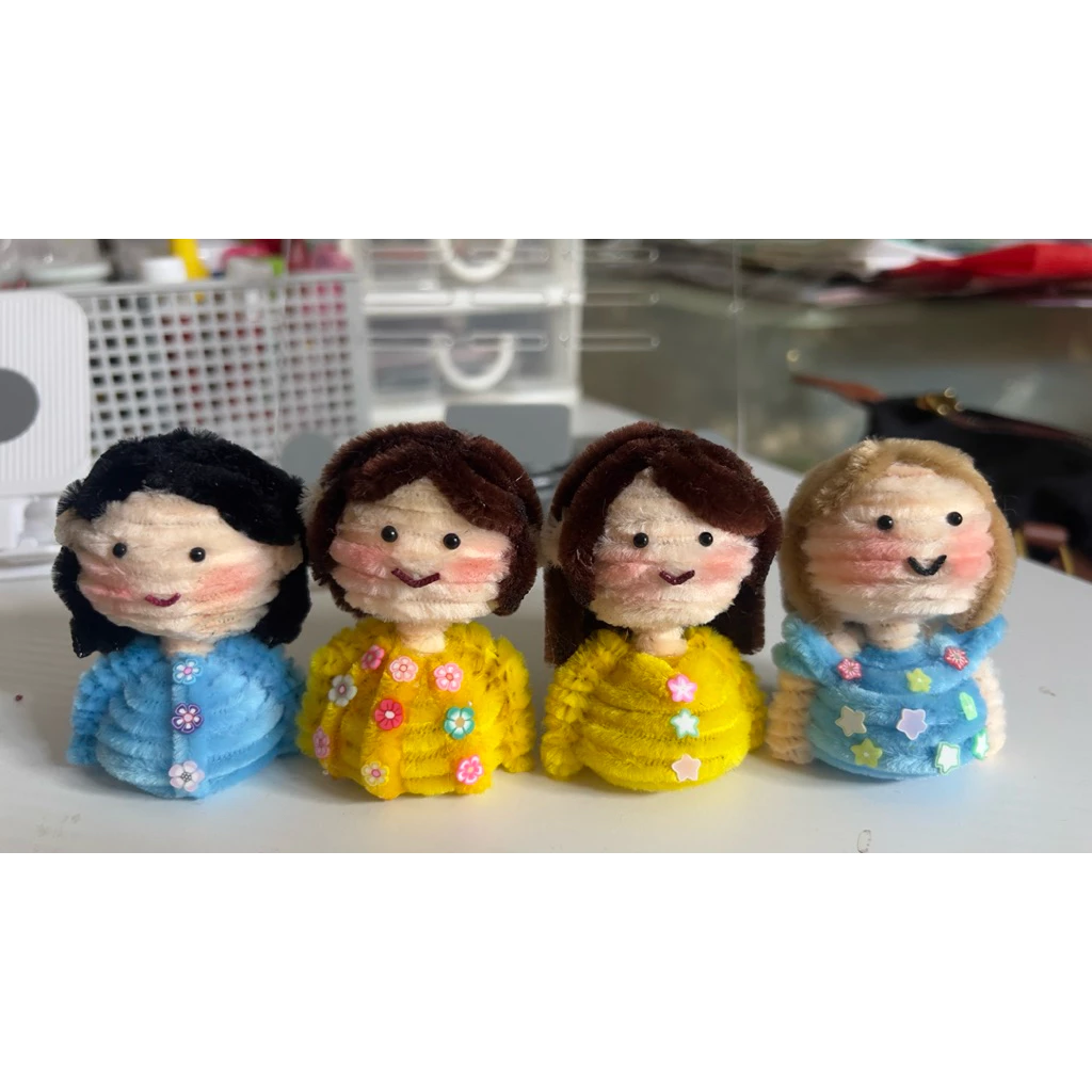 พร้อมส่งเซตหัวตุ๊กตาคุณแม่คุณยายเซต6ชิ้นทำจากลวดกำมะหยี่ราคา319บาท thumbnail 7