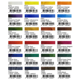 Renaissance Finesse สีน้ำ สีน้ำโปร เกรดศิลปิน 12ml. 24 สี จำนวน 1 หลอด