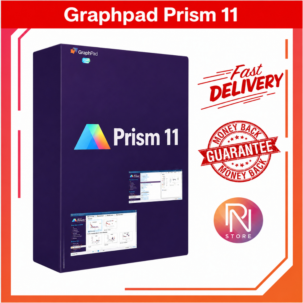 Graphpad Prism 11.0 [License 10 ปี] โปรแกรมรวิเคราะห์ผลทางด้านสถิติ สำหรับ Windows และ Mac